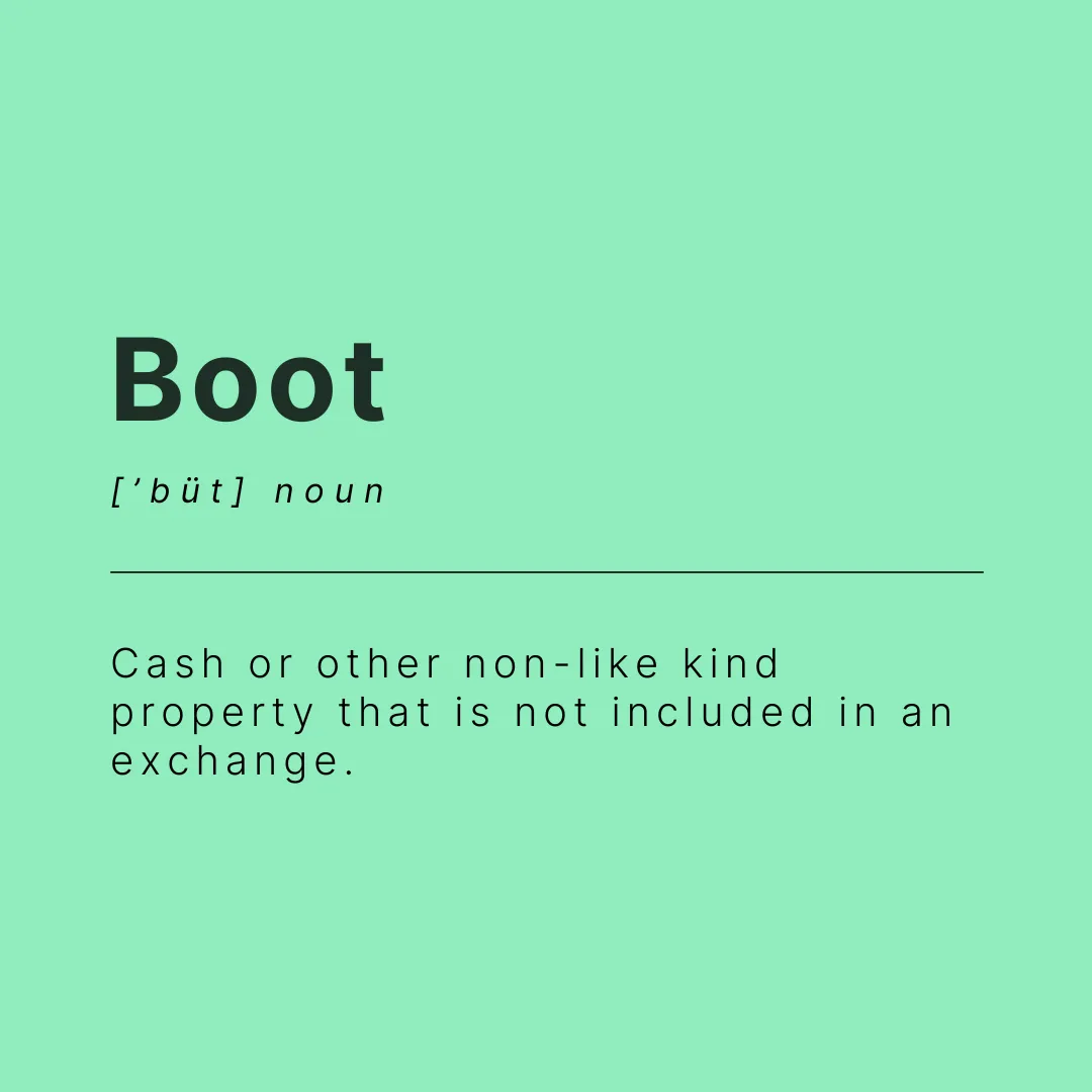 boot 1031 exchange